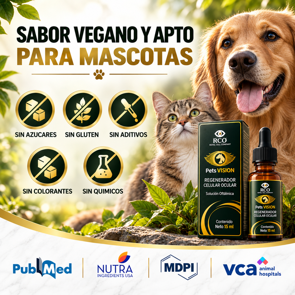 Pets Vision™ | Gotas Orales para una Visión Clara y Saludable