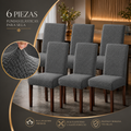ProtectFit™ Fundas Protectoras para Silla 6 pzas. | Transforma tu Comedor en Minutos