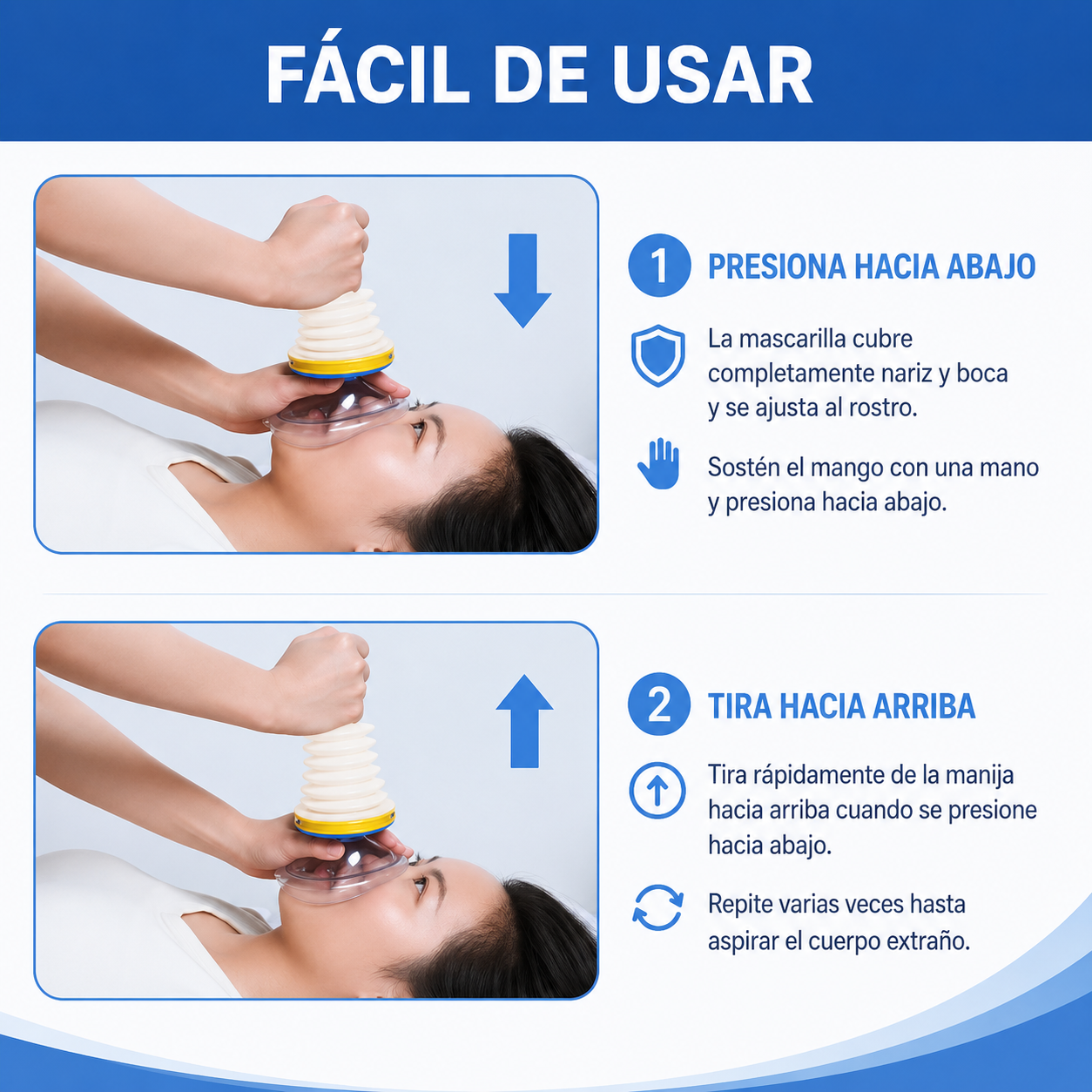 VitalAir™ Dispositivo Antiasfixia Portátil – Actúa Rápido Cuando Más Importa