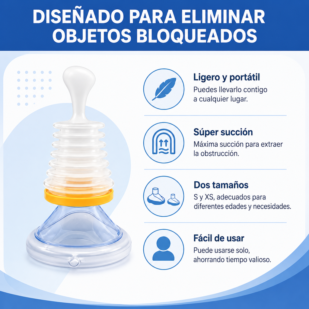 VitalAir™ Dispositivo Antiasfixia Portátil – Actúa Rápido Cuando Más Importa