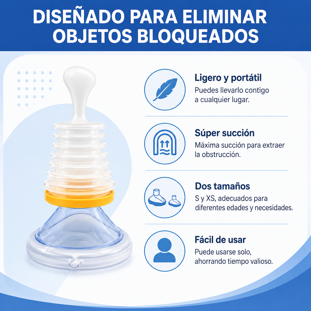 VitalAir™ Dispositivo Antiasfixia Portátil – Actúa Rápido Cuando Más Importa