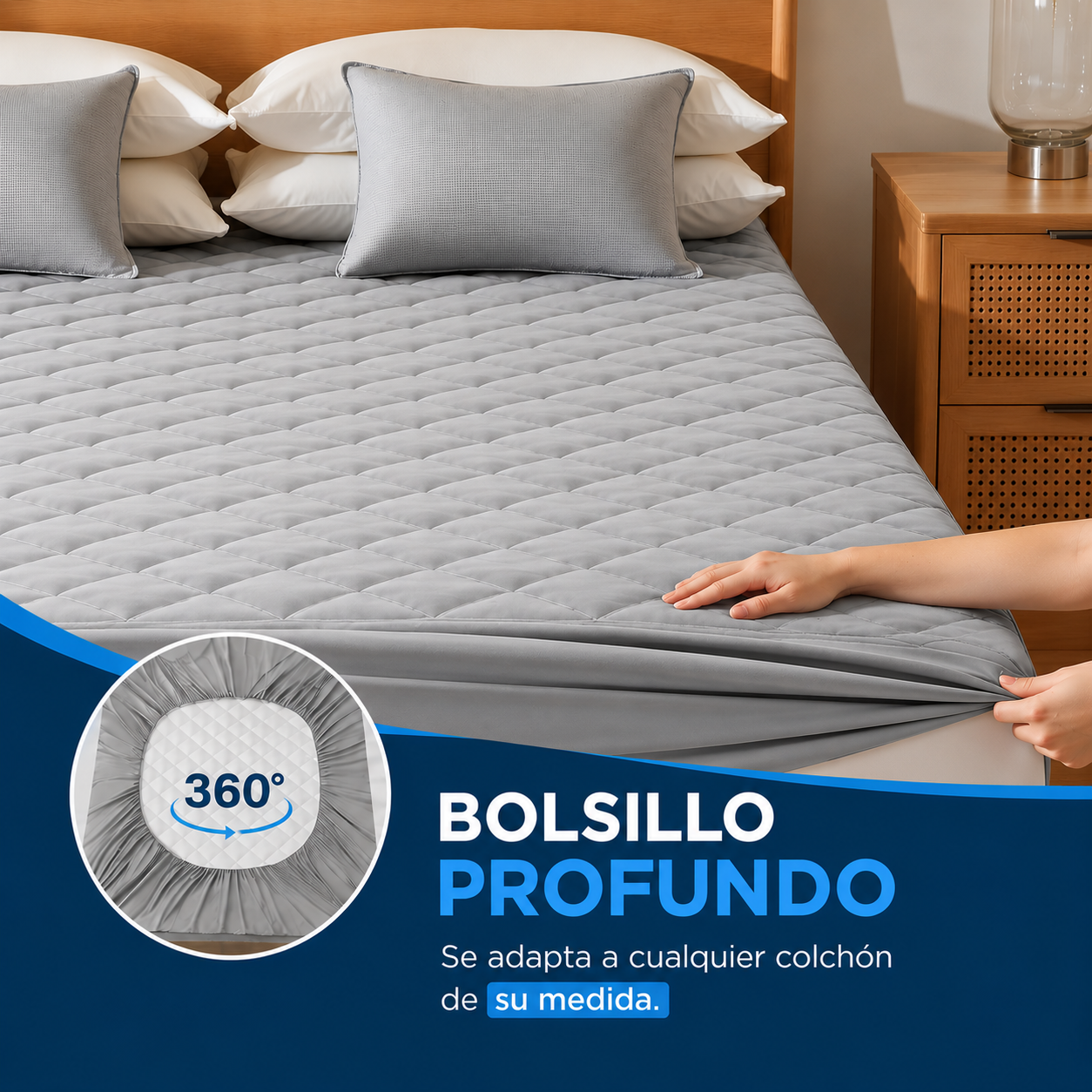 CleanRest™ Protector de Colchón | Impermeable y Antialérgico