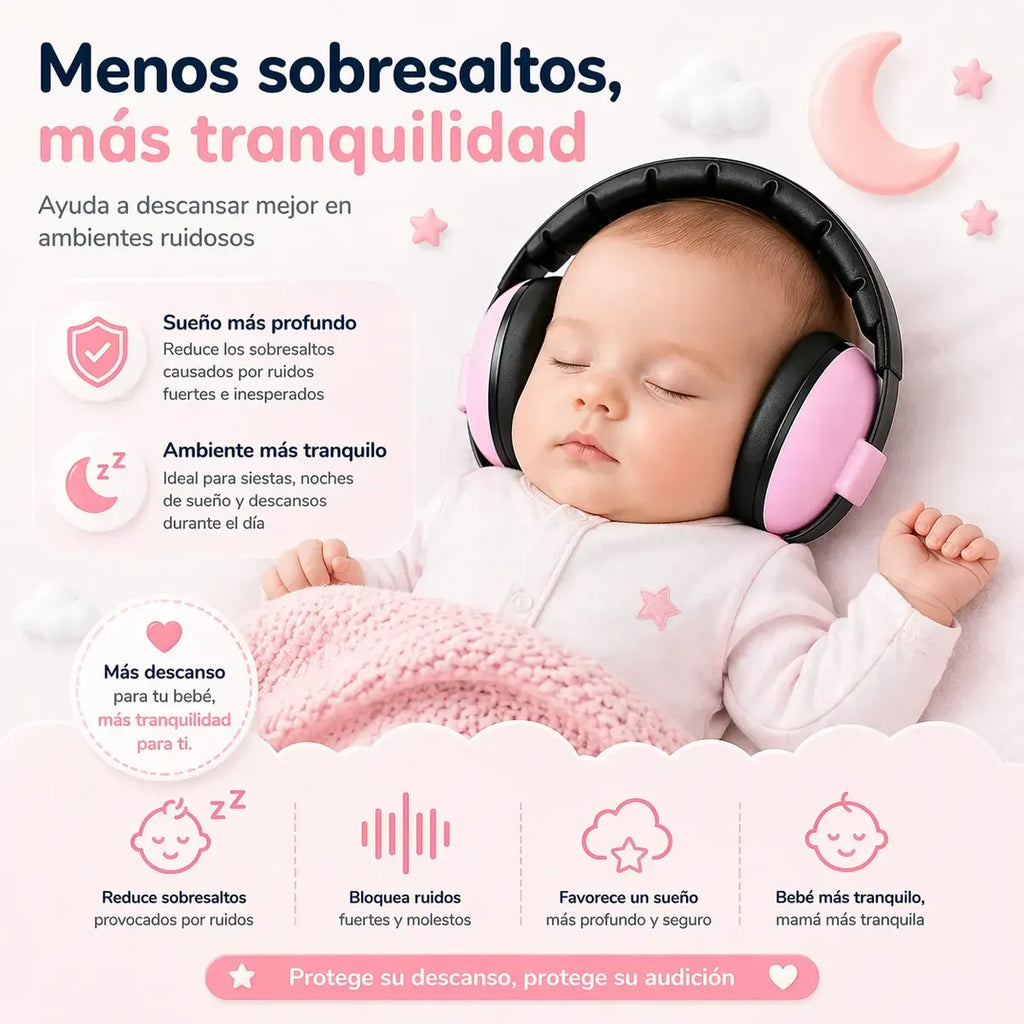 Nubi Ears™ | Orejeras Protectoras de Ruido para Bebé