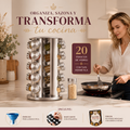 GiroSpice™ Especiero Giratorio + Ebook de Cocina Mexicana | Todas tus especias al alcance