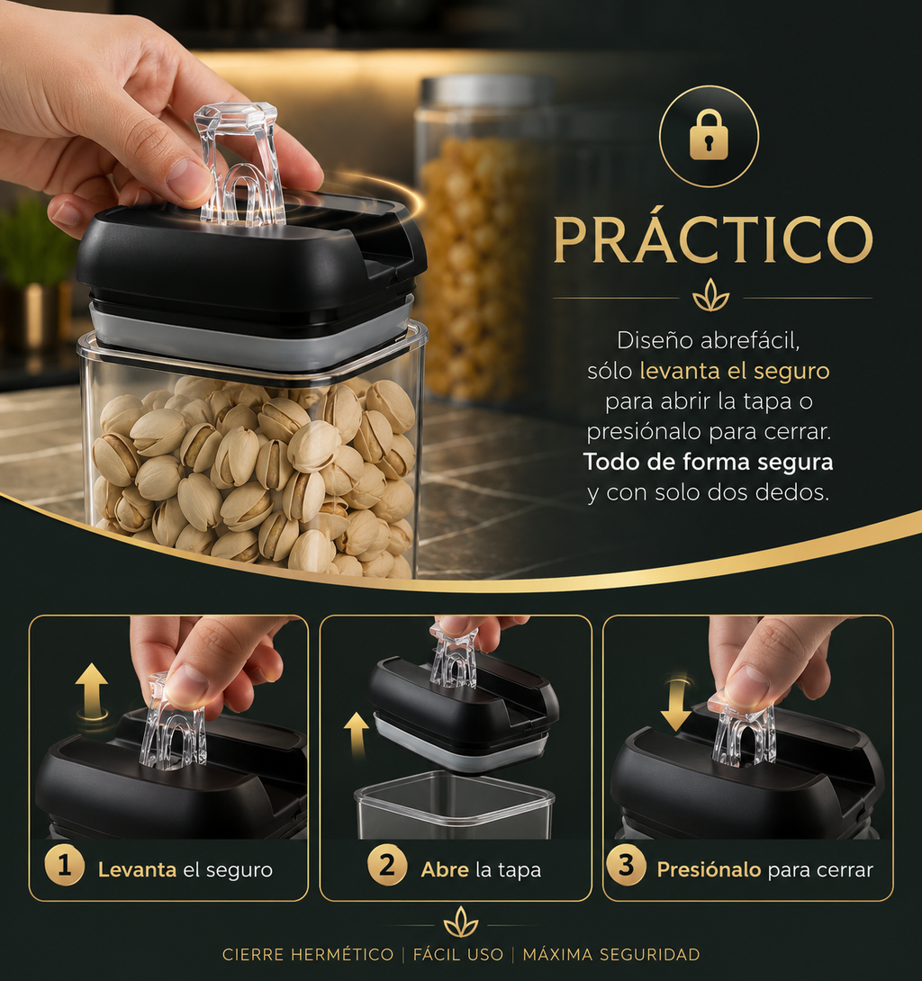 EliteFresh™ Set de Contenedores Herméticos para una Cocina Más Organizada + Envío Gratis