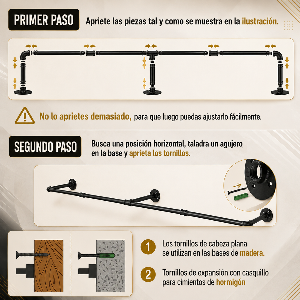 IronNest™ Perchero de Pared | Ahorra Espacio Con Estilo