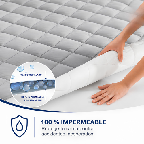 CleanRest™ Protector de Colchón | Impermeable y Antialérgico